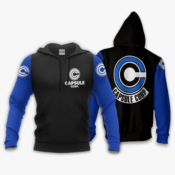 Capsule Corp Dragon Ball Anime Manga For Men And Women 3d Hoodie Zip Hoodie