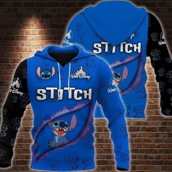 Lilo And Stitch Cute Lover 3d Hoodie Zip Hoodie 1069