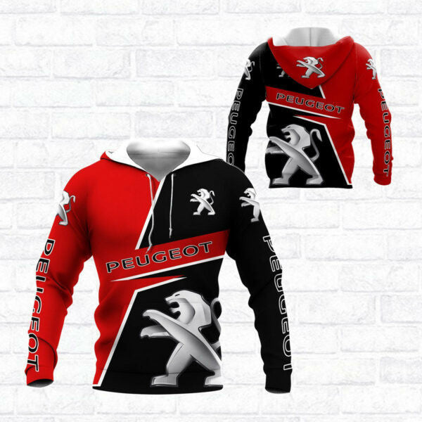 Peugeot Shirt Fan Gift 462, Stylist Unisex 3d Hoodie Zip Hoodie 1856