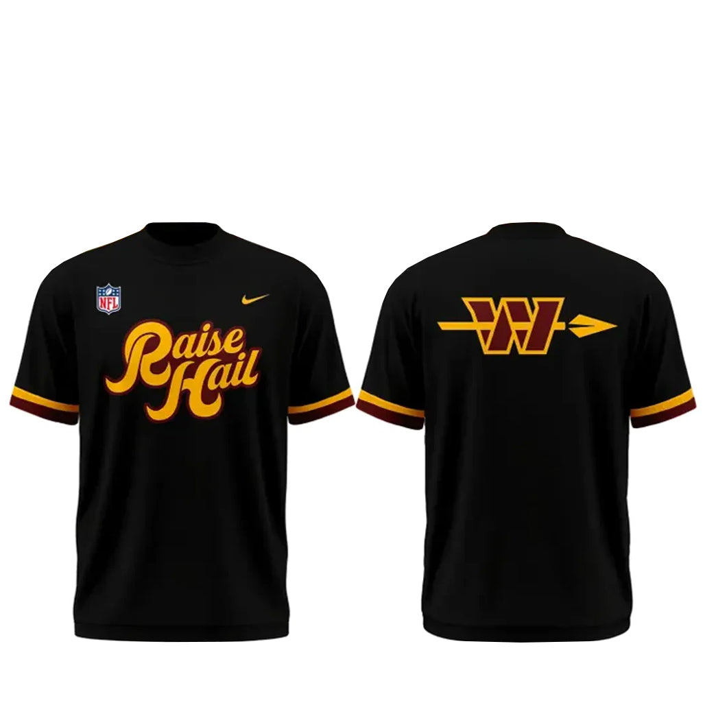 Washington Commanders Black Hail Raiser Alternate Game 2026 Shirt